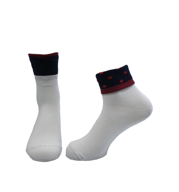 Teenagers Socks Design Folding Top