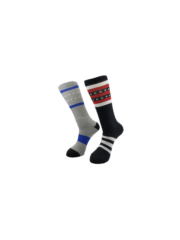 Men Long Sport Socks Stars