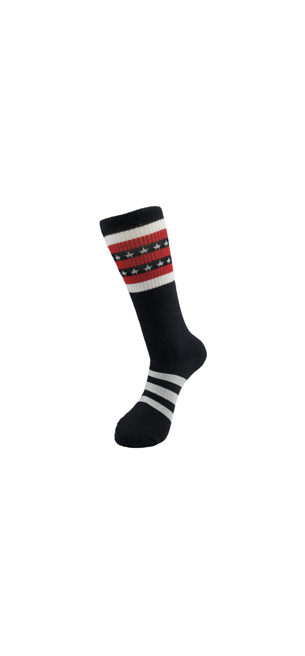 Men Long Sport Socks Stars