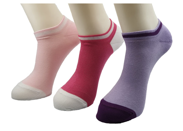 Ladies Crew Plain Socks